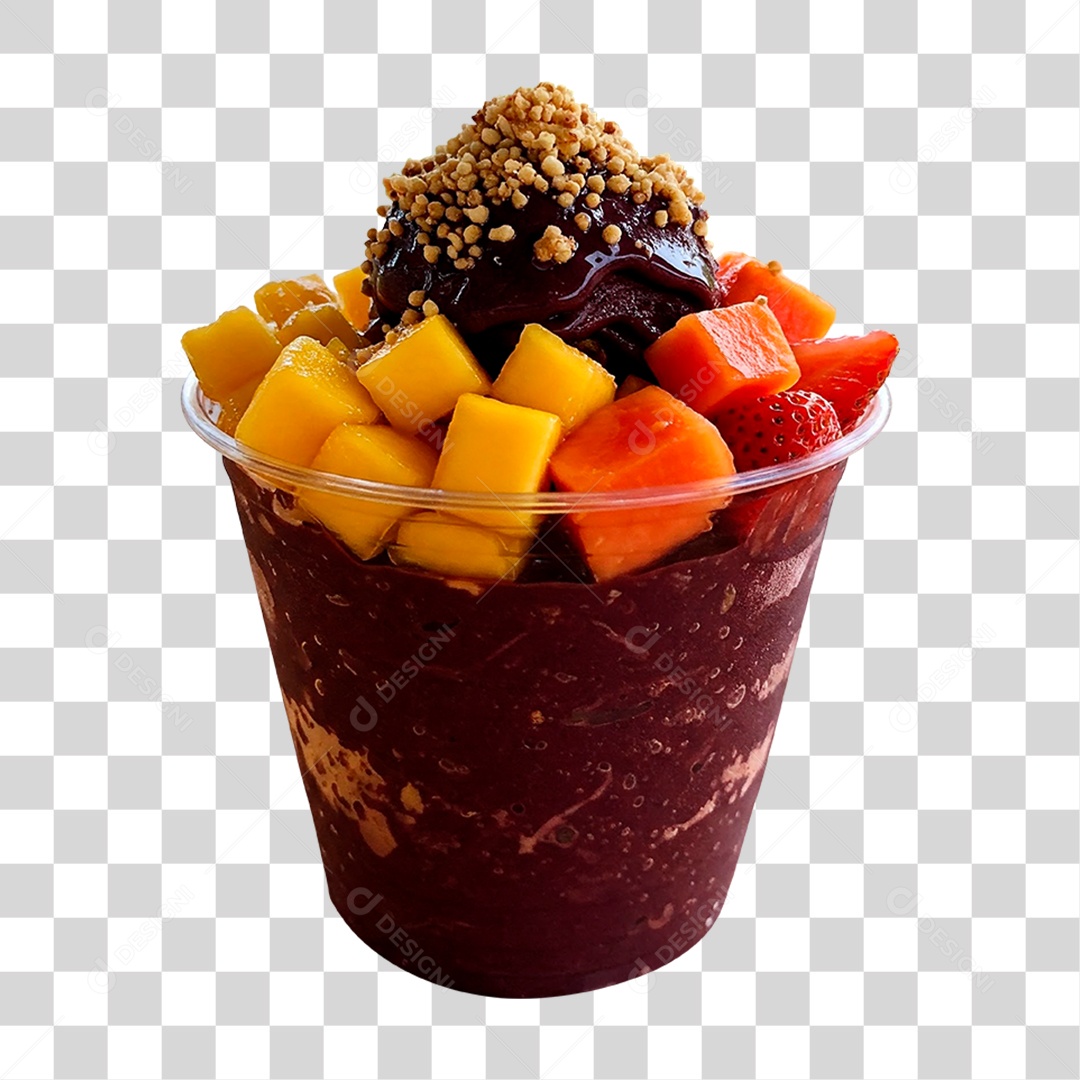Copo de Açaí PNG Transparente