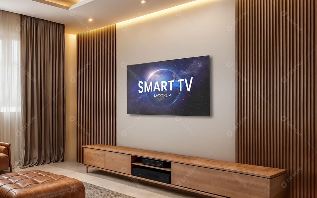 Mockup Televisão Smart PSD Editável