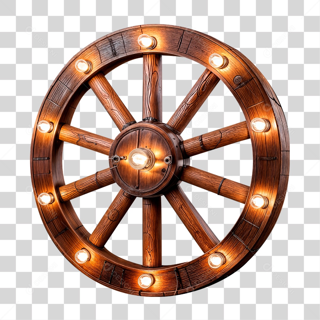 Placa de Madeira Neon PNG Transparente