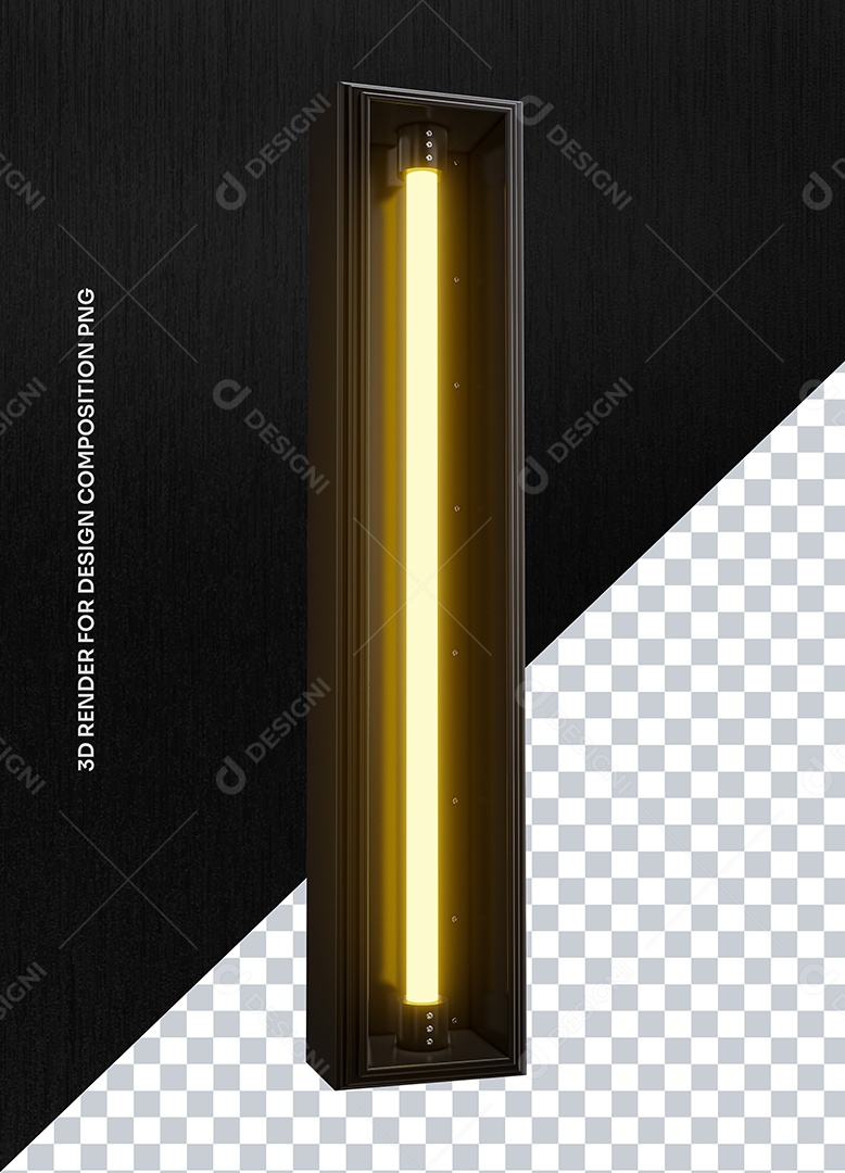 Elemento 3D Estrutura de Metal Para Composição PSD