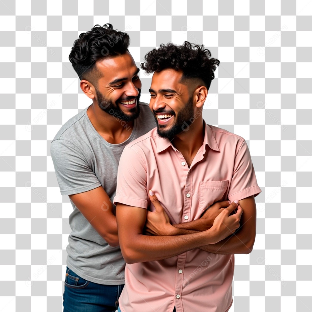 Casal LGBT PNG Transparente