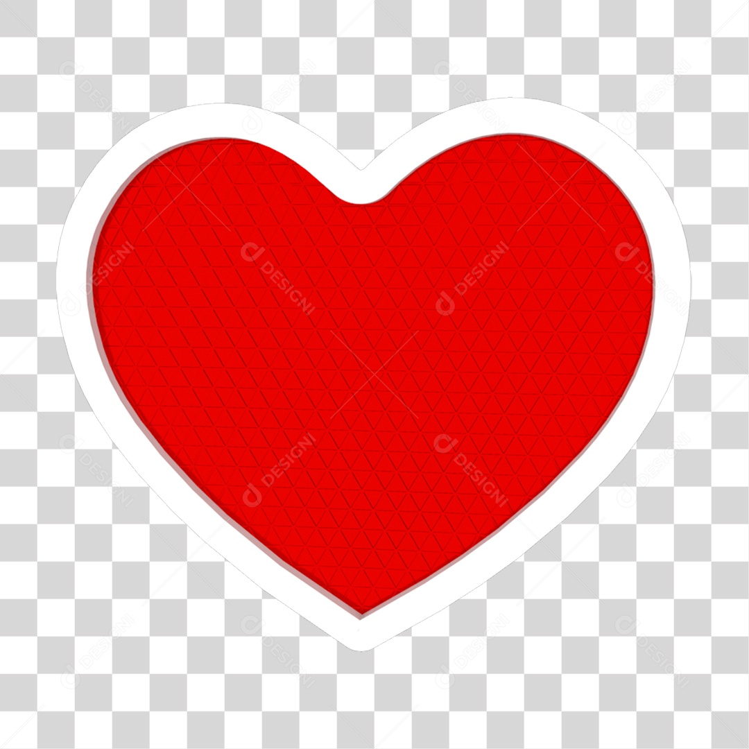 Coração Vermelho PNG Transparente