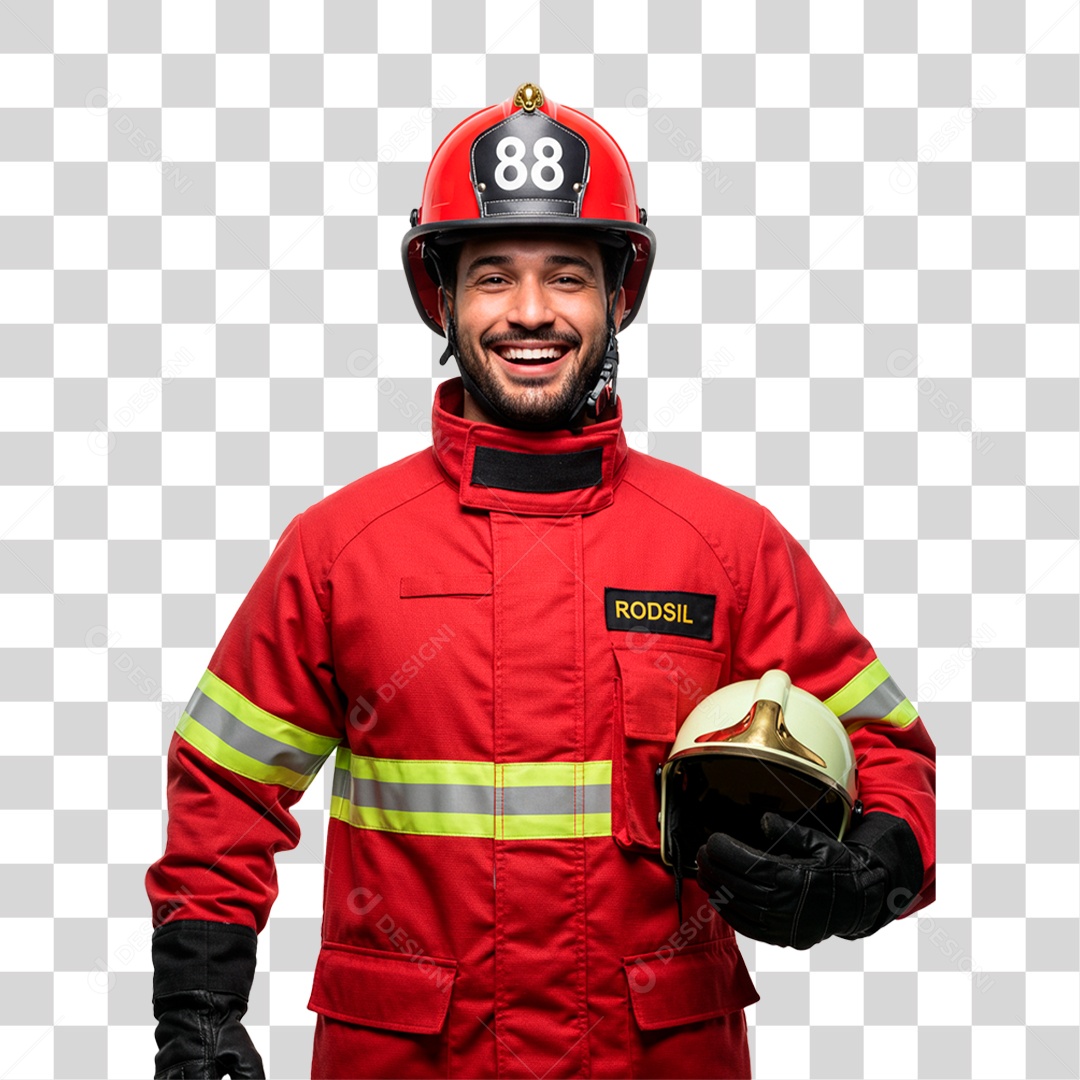 Bombeiro PNG Transparente