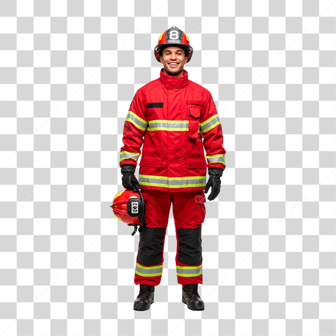 Bombeiro PNG Transparente