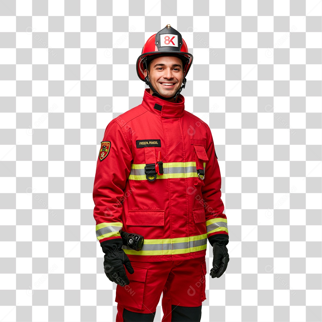 Bombeiro PNG Transparente