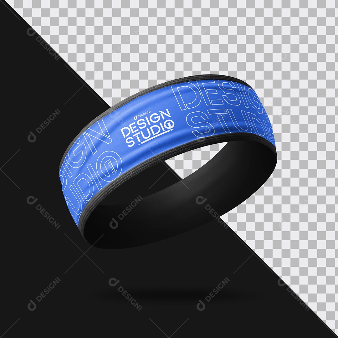 Mockup Munhequeira Faixa de Cabeça PSD Editável