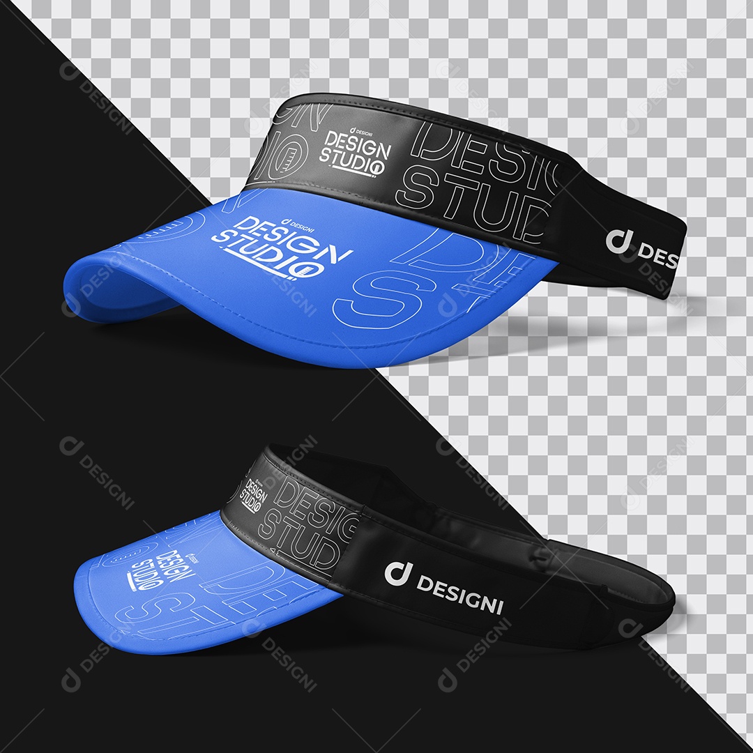 Mockup Viseira Esportiva para Tênis PSD Editável