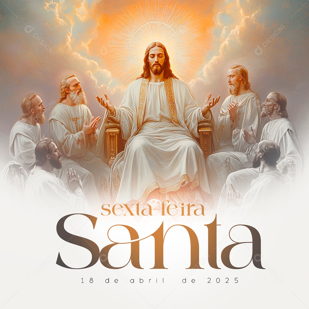 Social Media Samana Santa PSD Editável