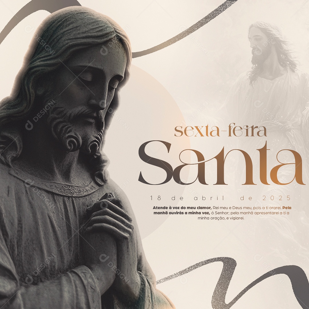 Social Media Samana Santa PSD Editável