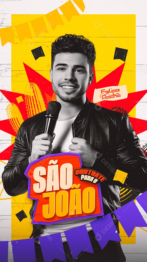 Story Próximos Shows São João Social Media PSD Editável
