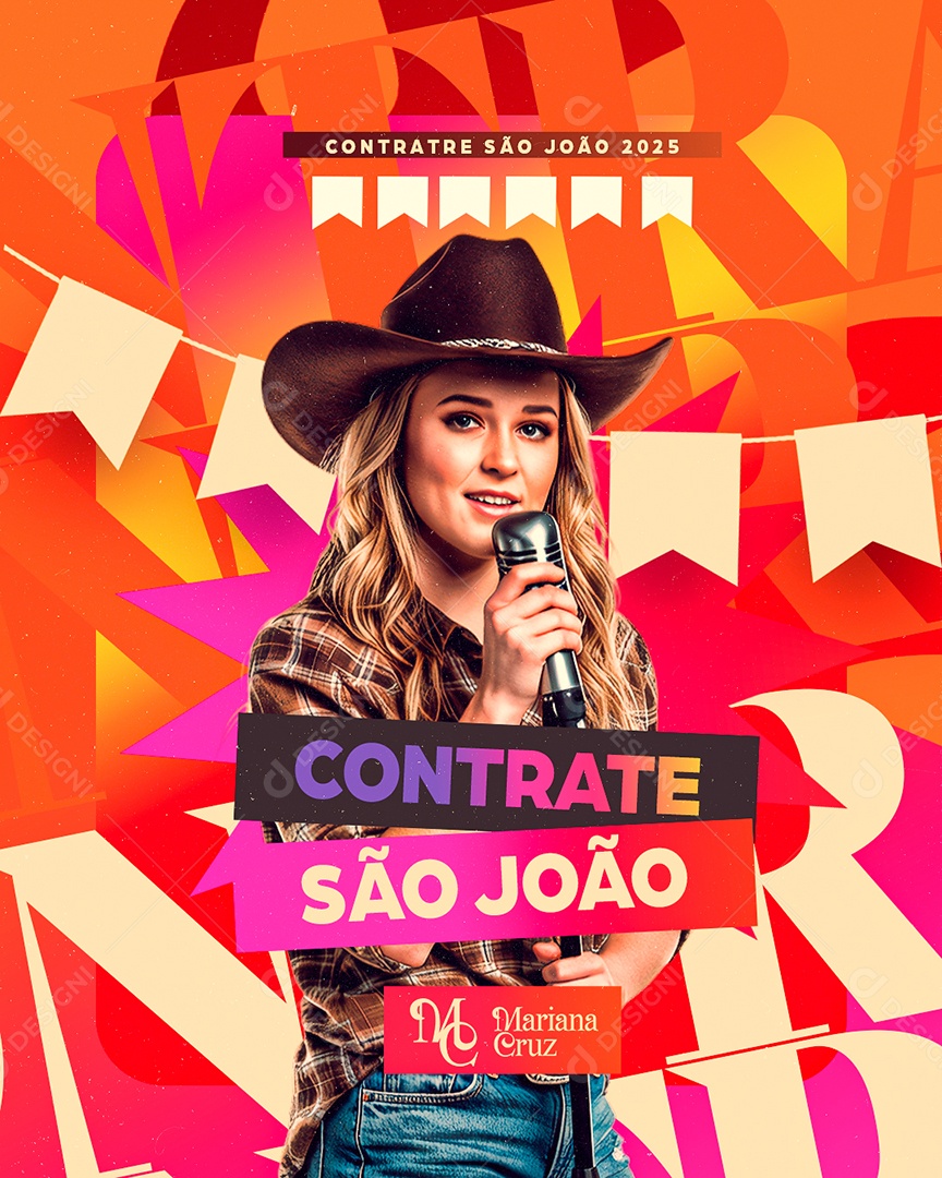 Flyer Próximos Shows São João Social Media PSD Editável
