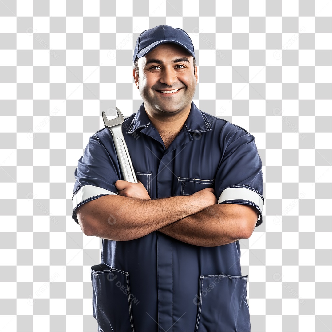 Profissional Mecânico PNG Transparente