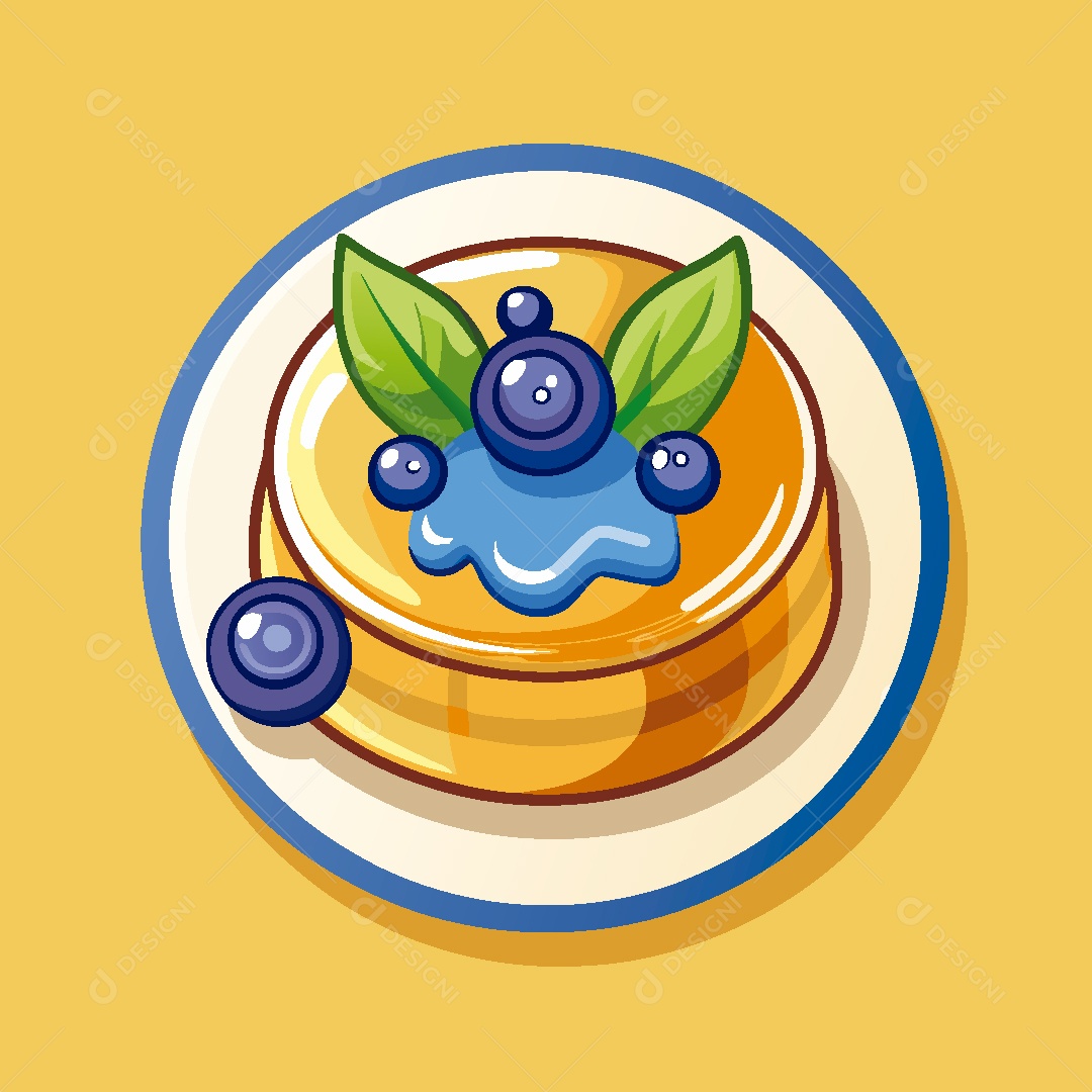 Panquecas Ilustração Vetor EPS