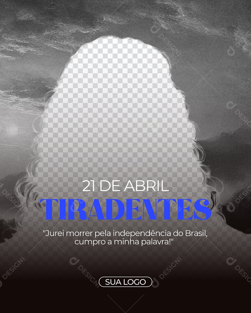 Dia de Tiradentes 21 de Abril Social Media PSD Editável