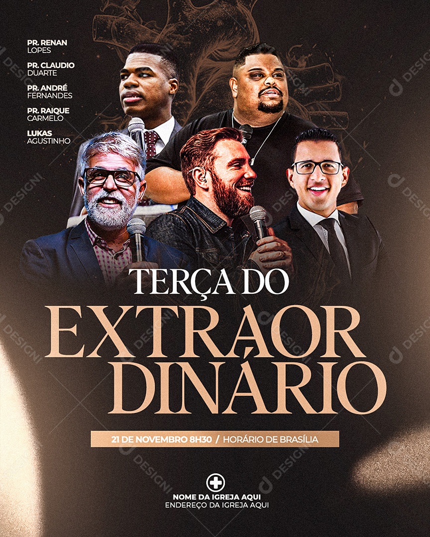 Terça do Extraordinário Social Media PSD Editável