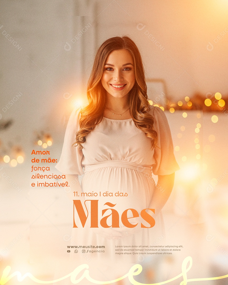 Feliz Dia Das Mães 12 de Maio Social Media PSD Editável