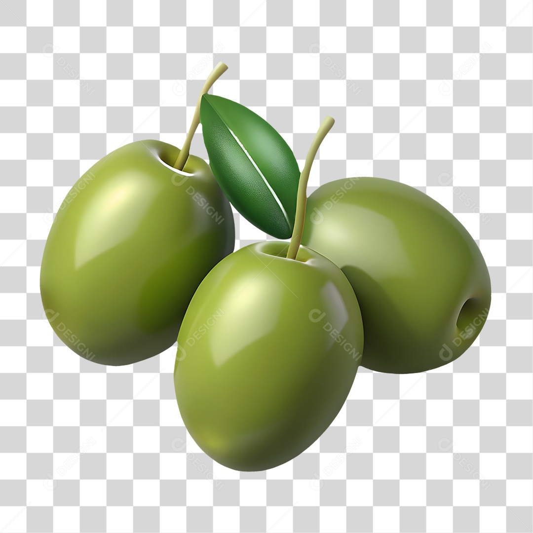 Azeitonas Frutas PNG Transparente