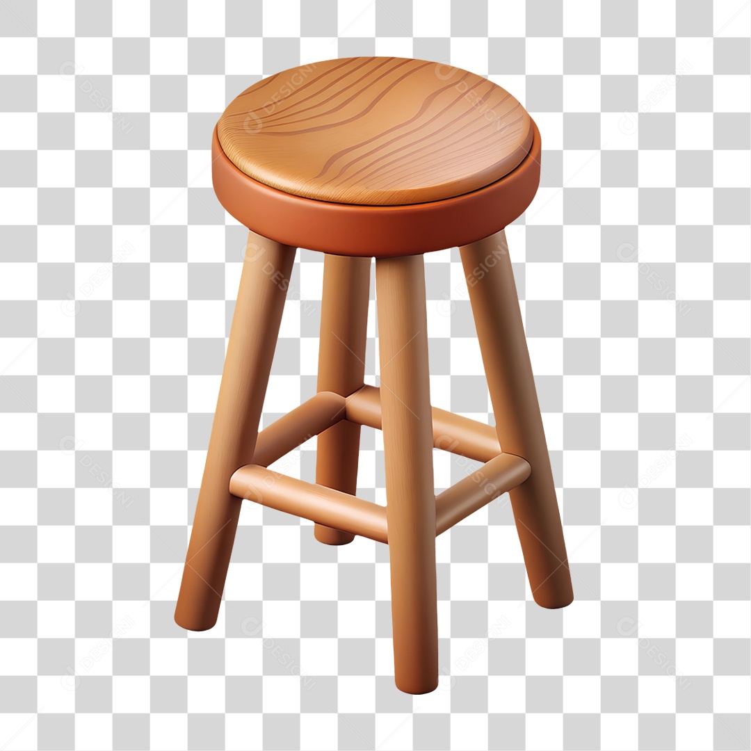 Banco de Madeira PNG Transparente