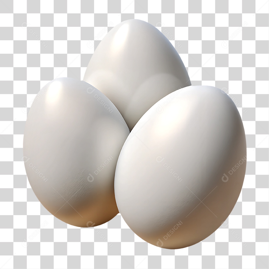 Ovos Brancos PNG Transparente