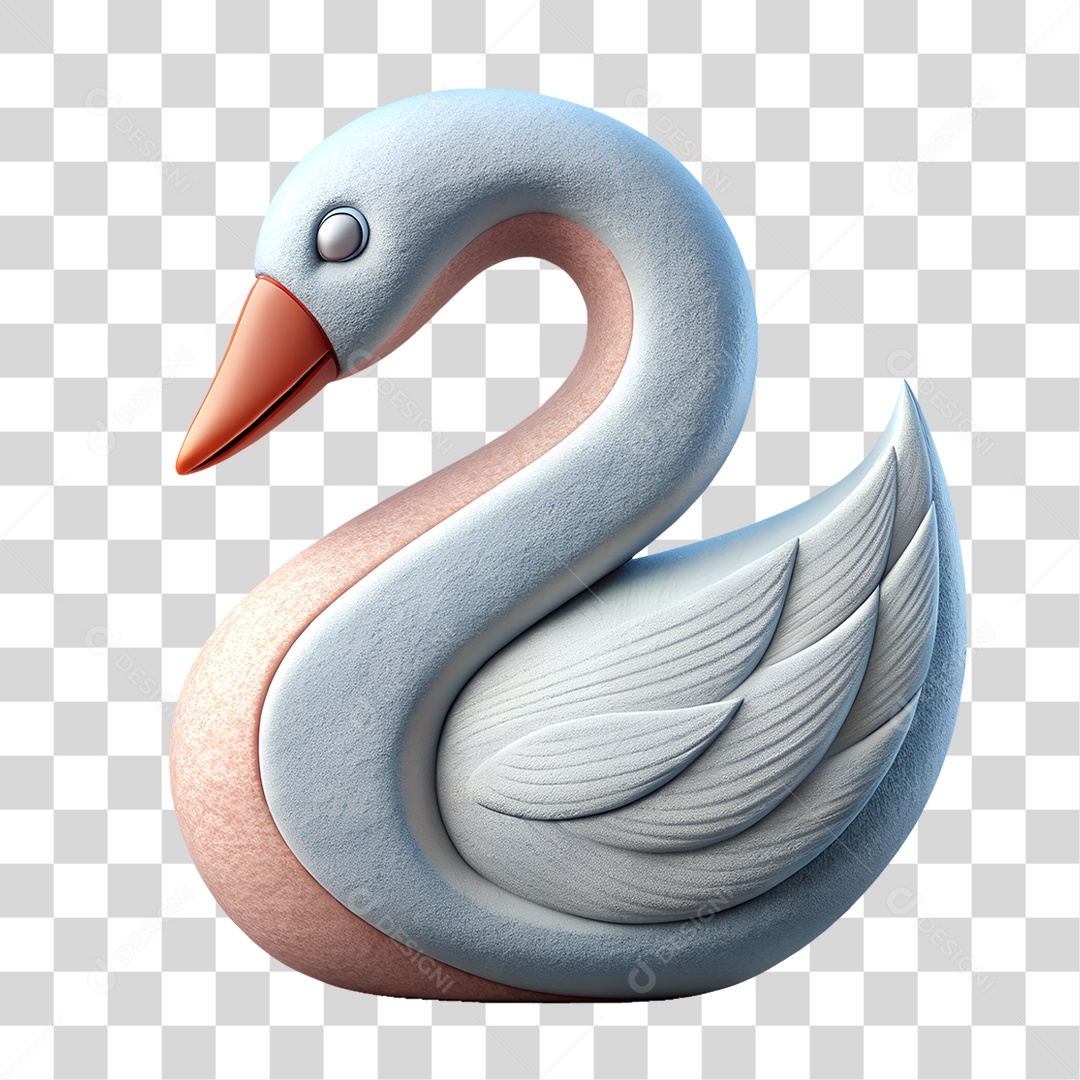 Cisne Vaso Decoração PNG Transparente