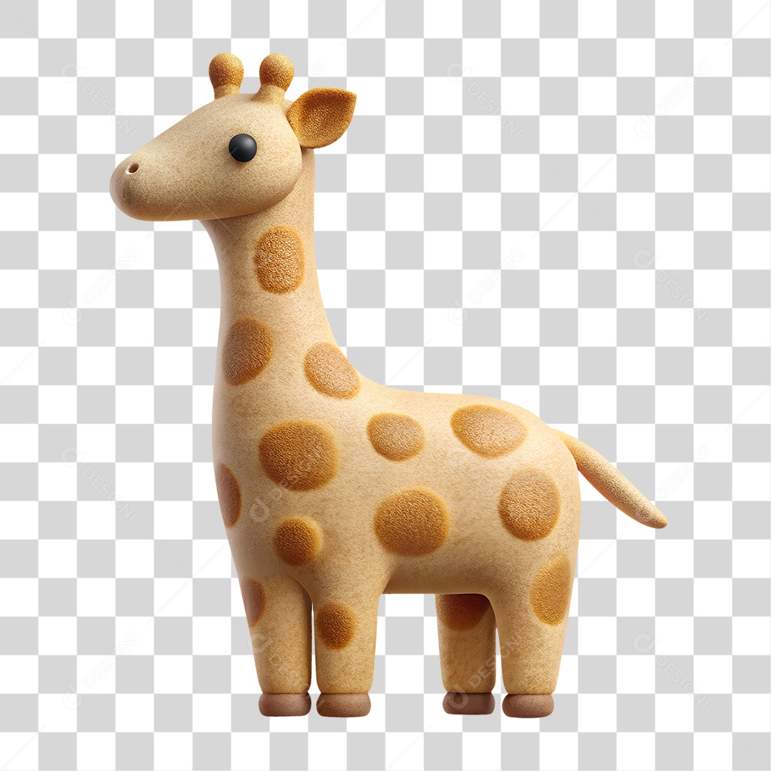 Brinquedo Infantil Girafa PNG Transparente
