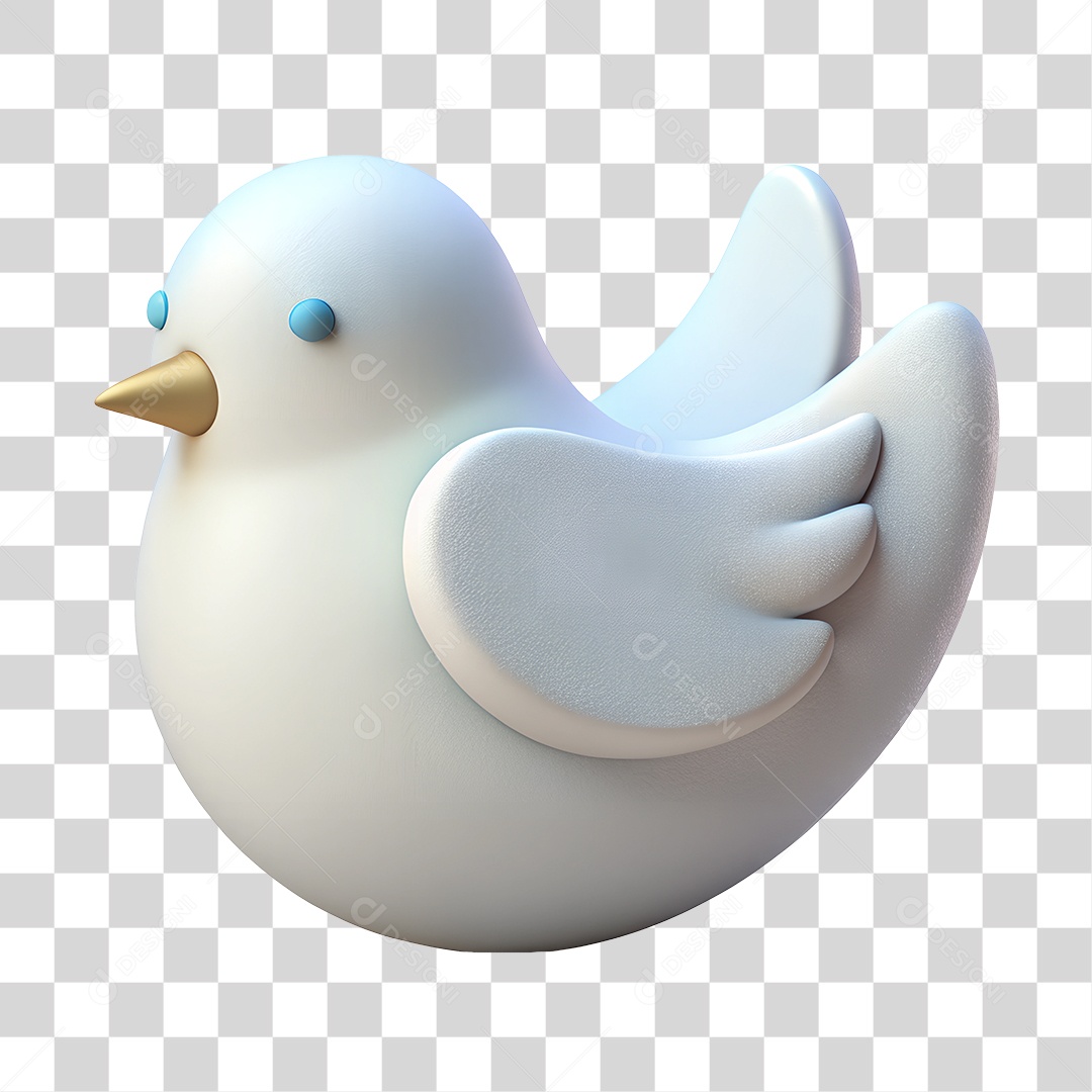 Pombinha Branca PNG Transparente