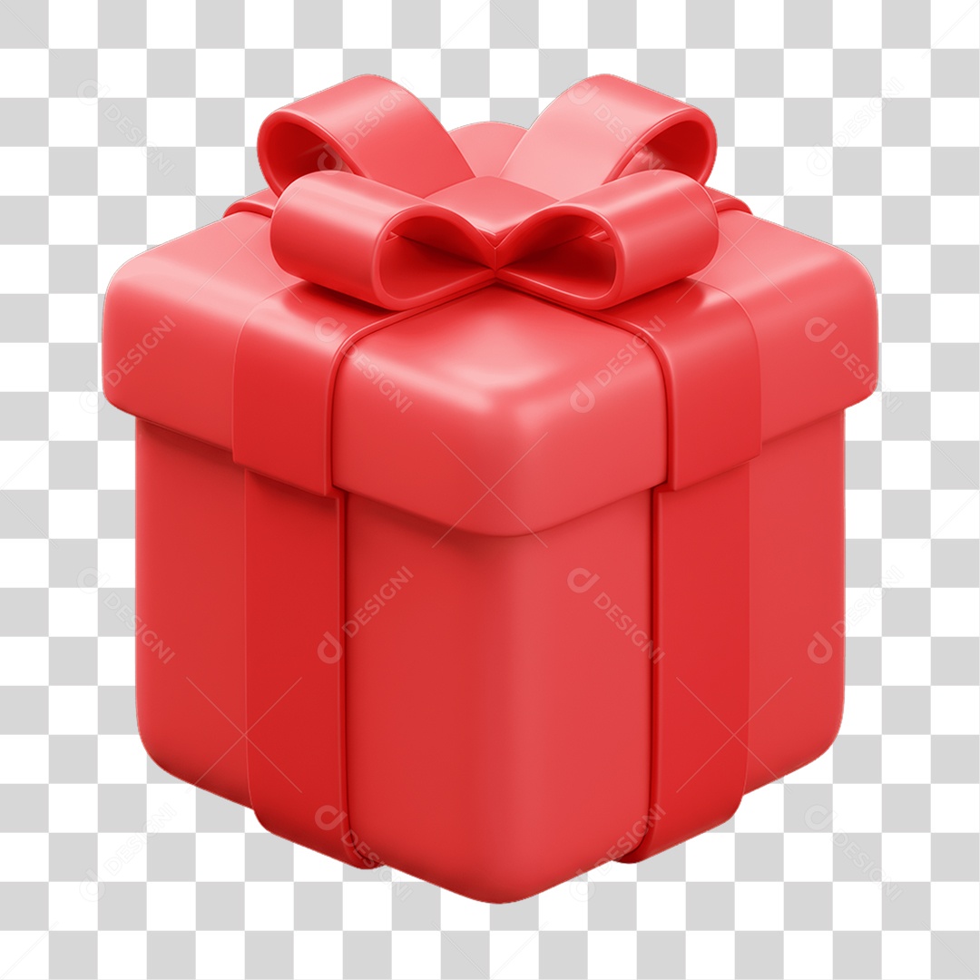 Caixa de Presente Dia dos Namorados PNG Transparente