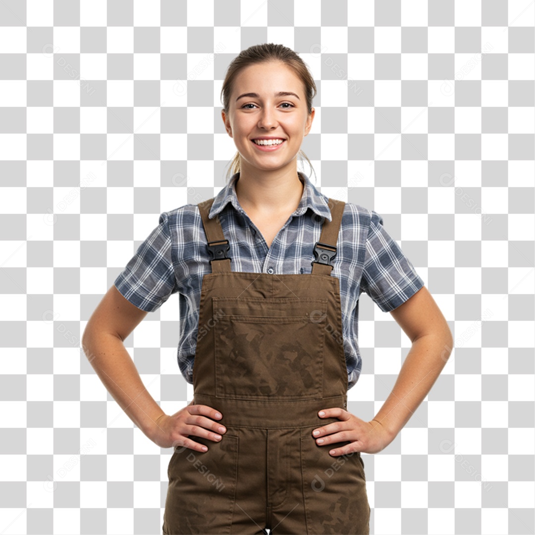 Trabalhadora Rural PNG Transparente
