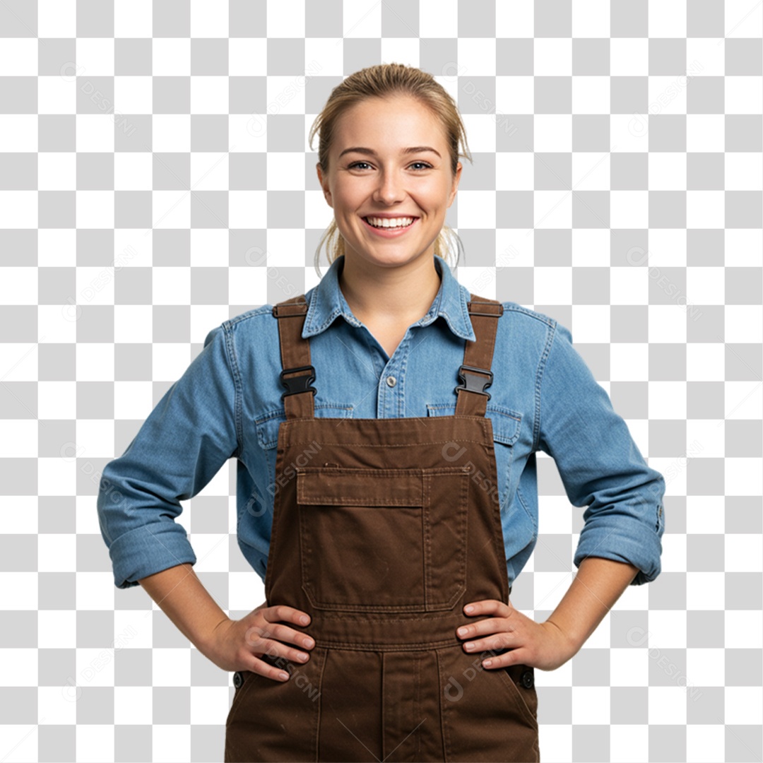 Trabalhadora Rural PNG Transparente