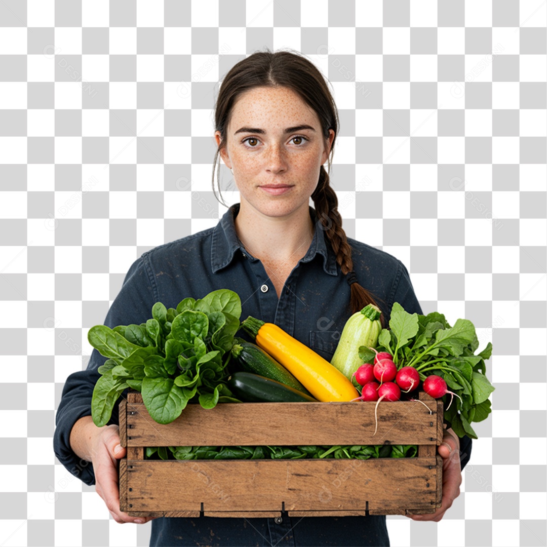 Trabalhadora Rural PNG Transparente