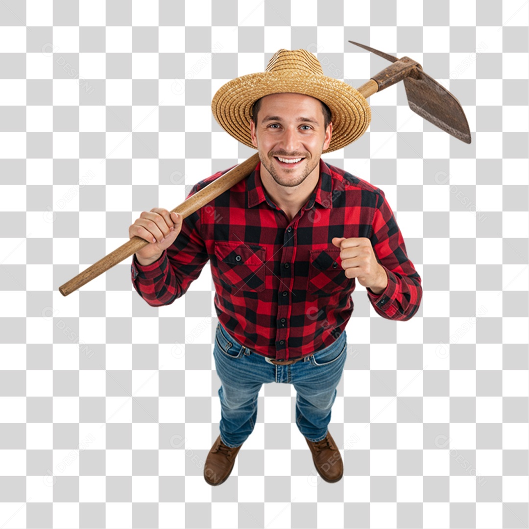 Trabalhador Rural PNG Transparente