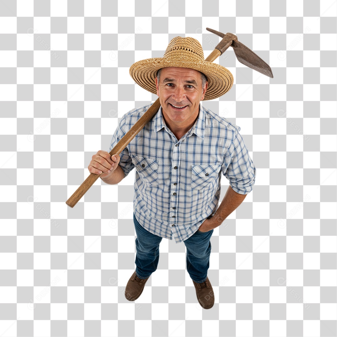 Trabalhador Rural PNG Transparente