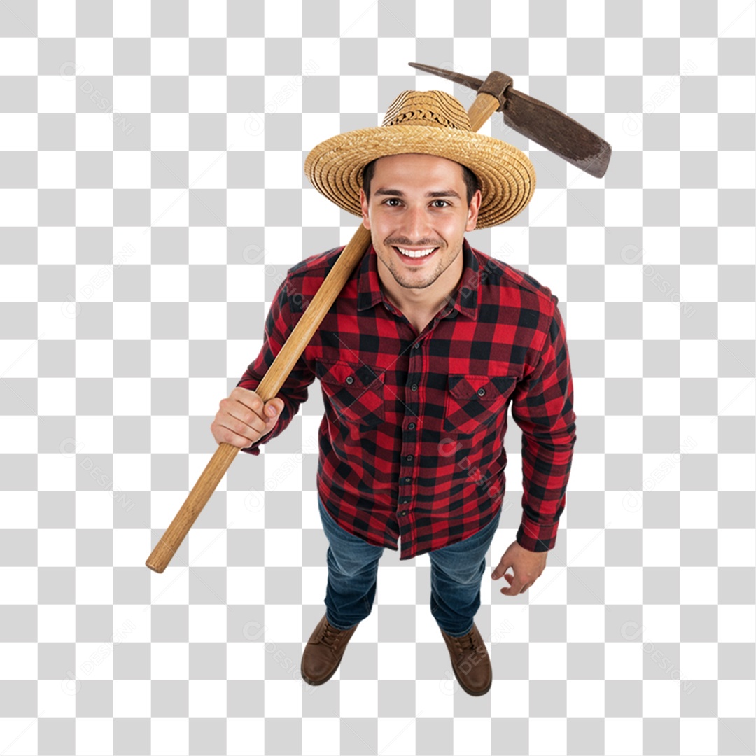 Trabalhador Rural PNG Transparente