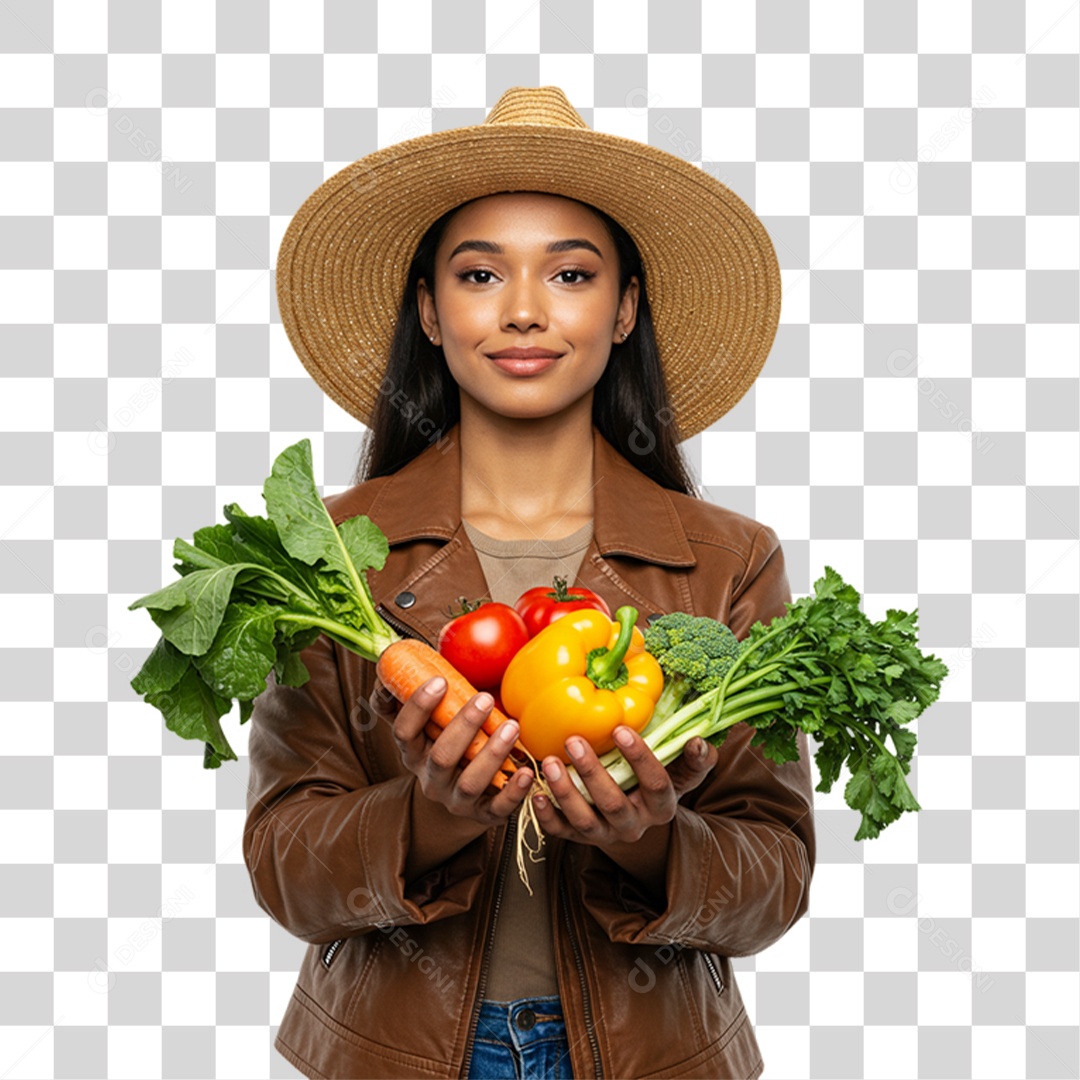 Trabalhadora Rural PNG Transparente