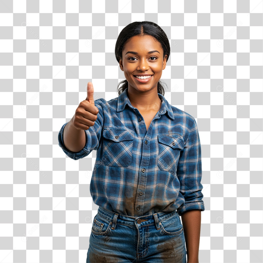 Trabalhadora Rural PNG Transparente