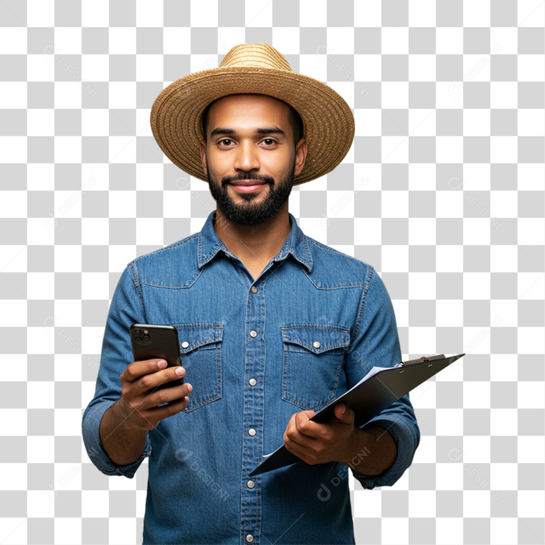 Trabalhador Rural PNG Transparente