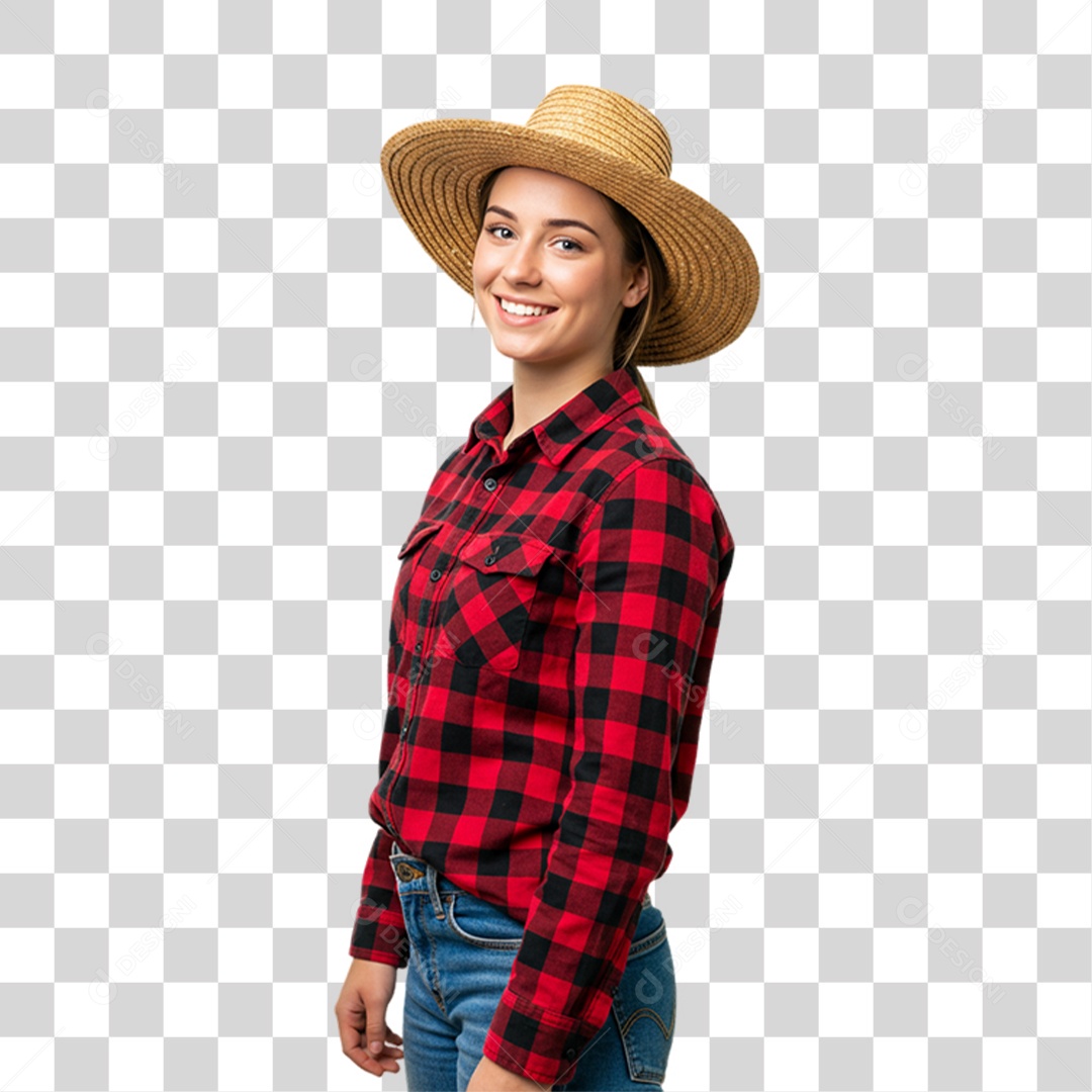 Trabalhadora Rural PNG Transparente