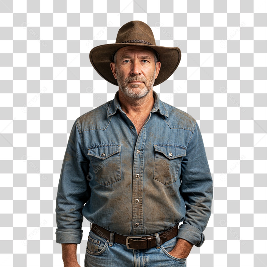 Trabalhador Rural PNG Transparente