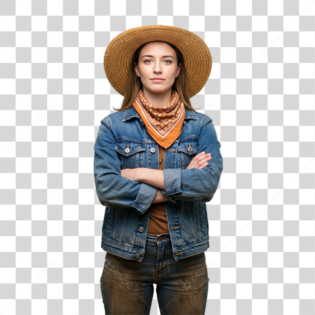 Trabalhadora Rural PNG Transparente