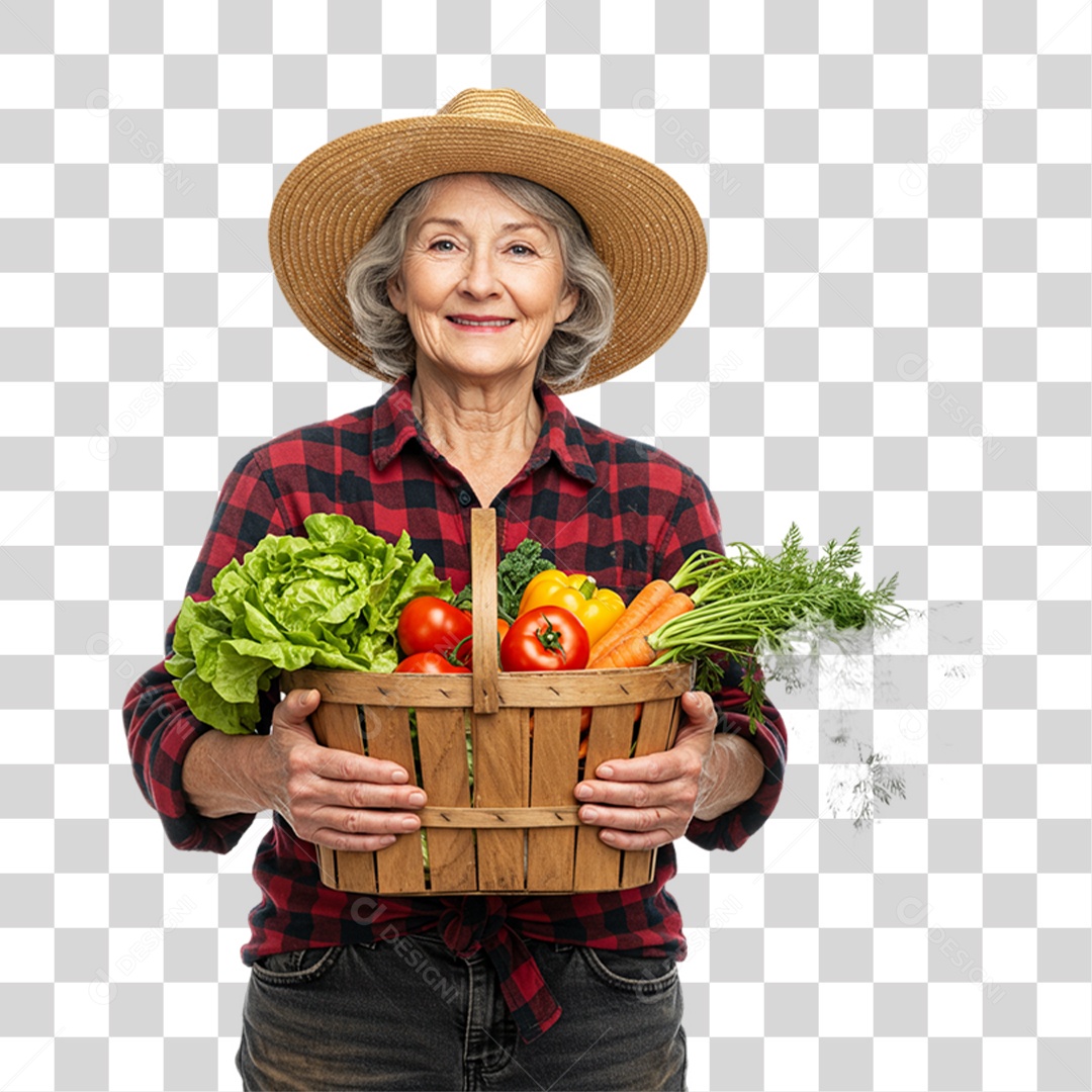 Trabalhadora Rural PNG Transparente