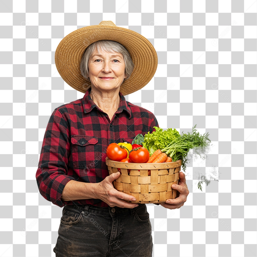 Trabalhadora Rural PNG Transparente