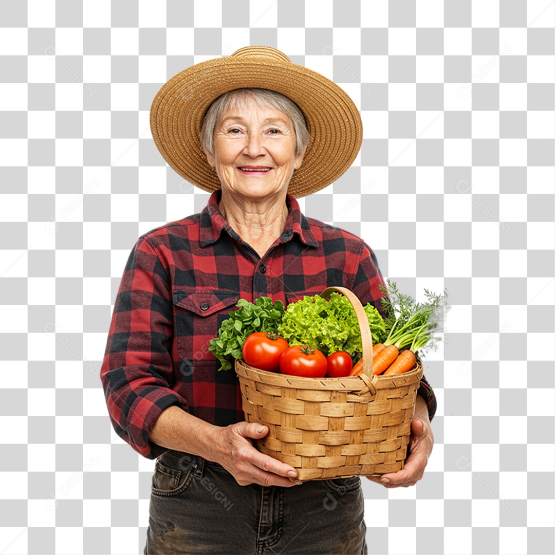 Trabalhadora Rural PNG Transparente