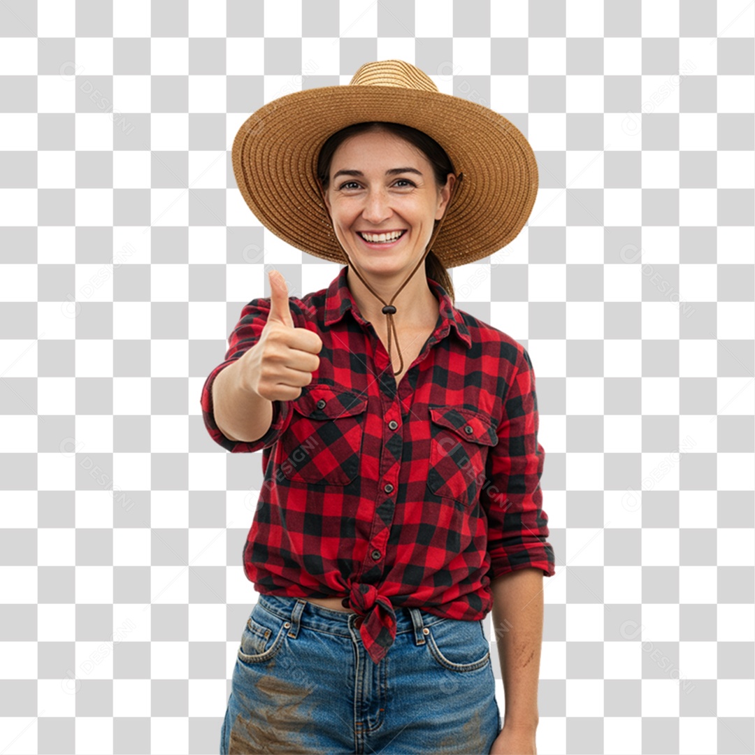 Trabalhadora Rural PNG Transparente
