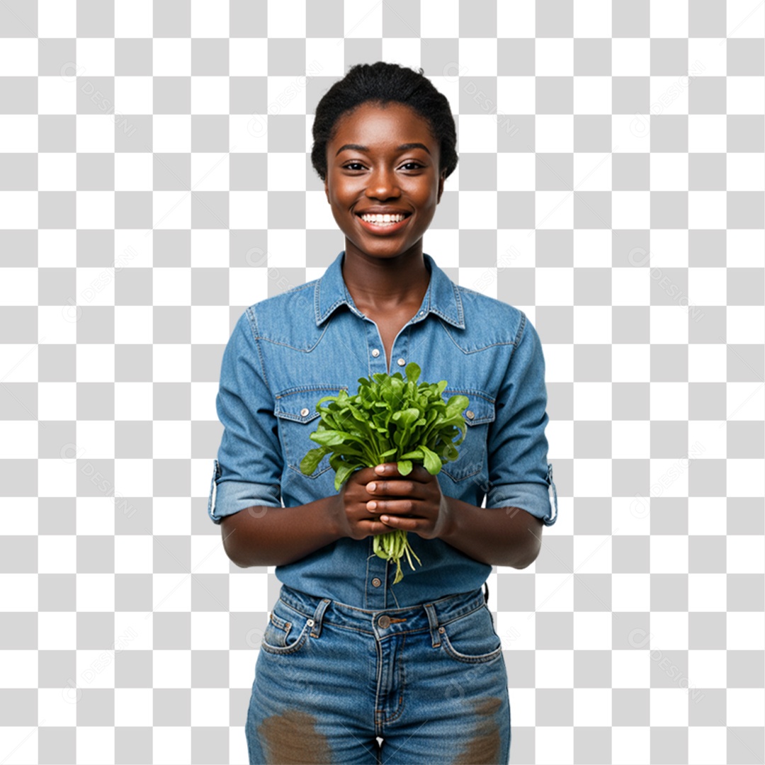 Trabalhadora Rural PNG Transparente