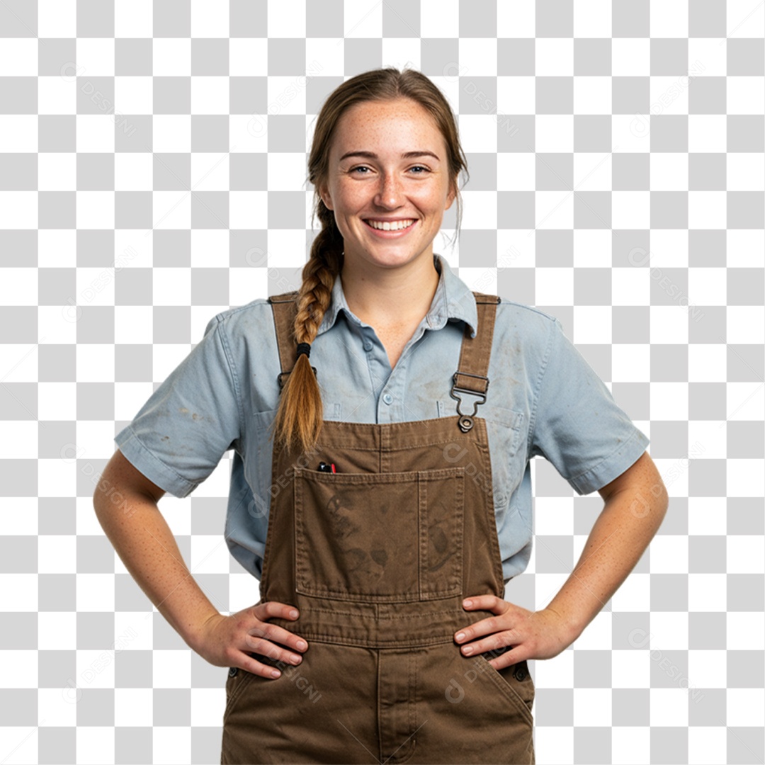 Trabalhadora Rural PNG Transparente