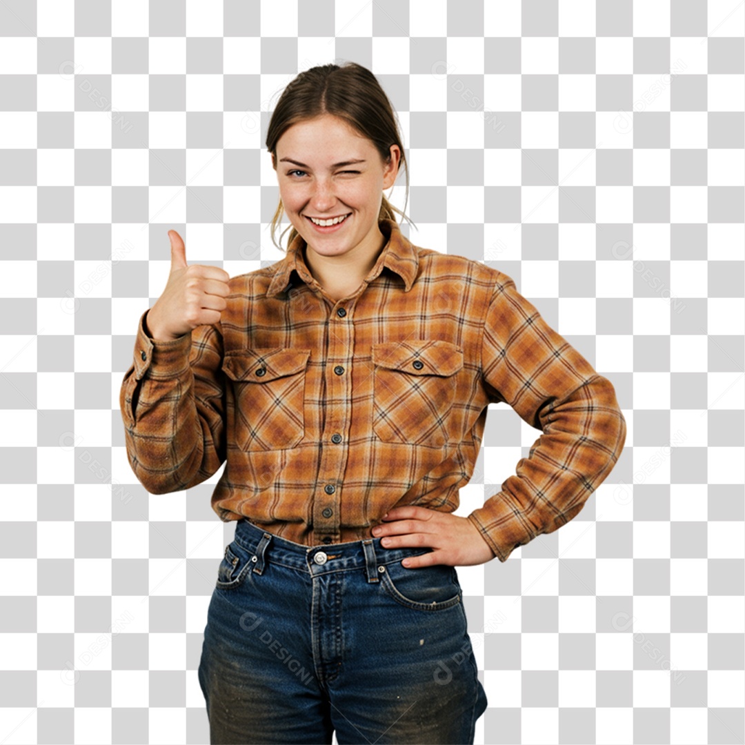 Trabalhadora Rural PNG Transparente