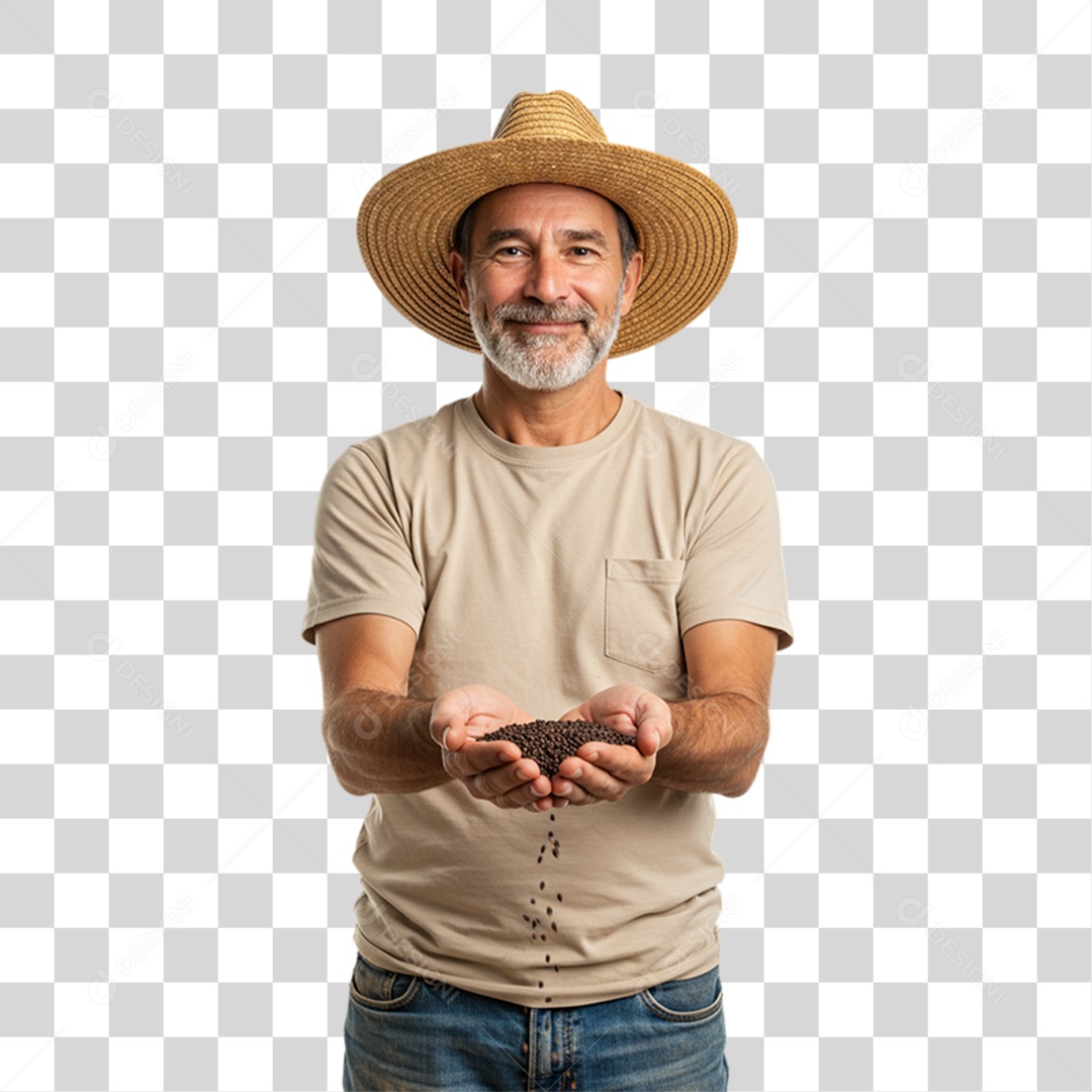 Trabalhador Rural PNG Transparente