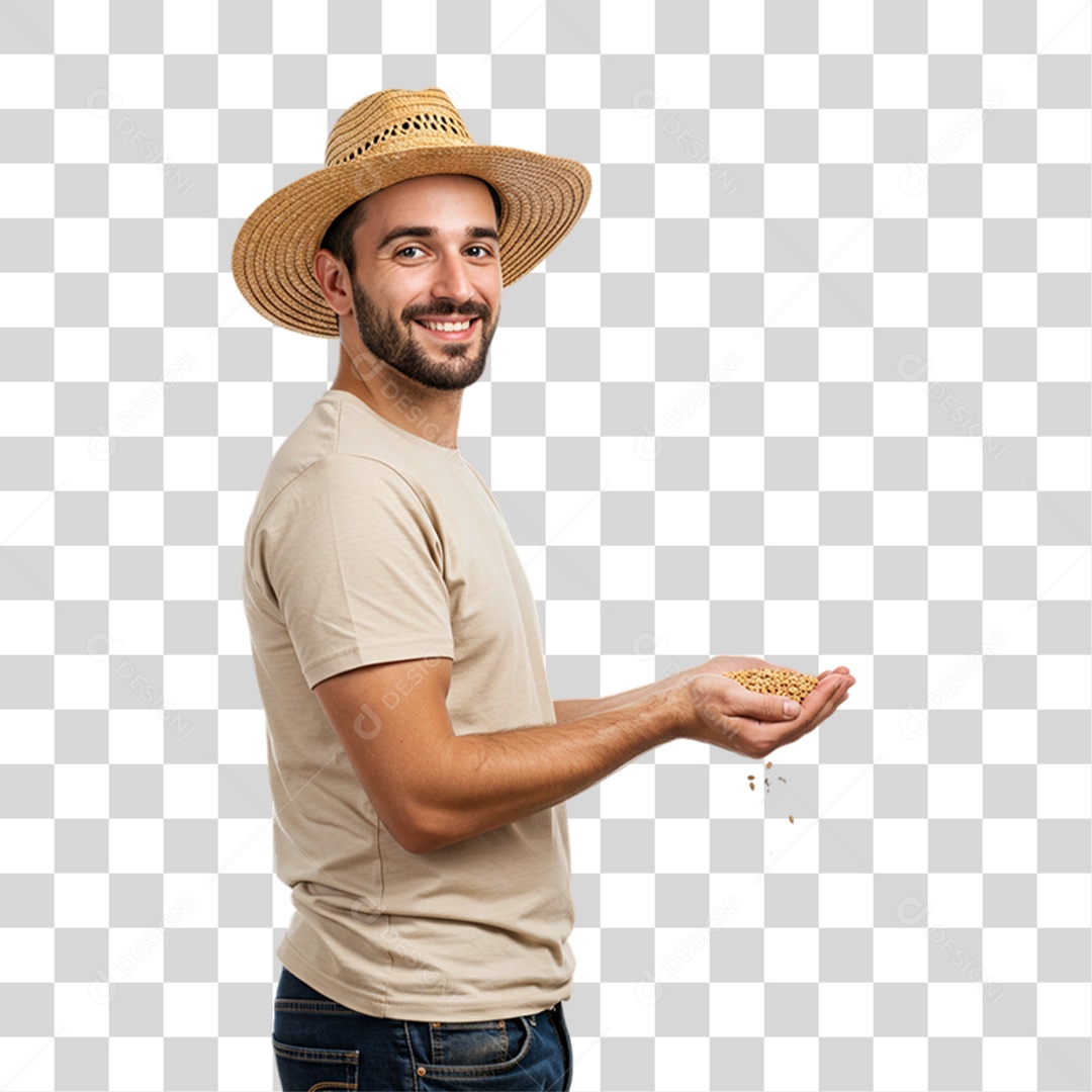 Trabalhador Rural PNG Transparente