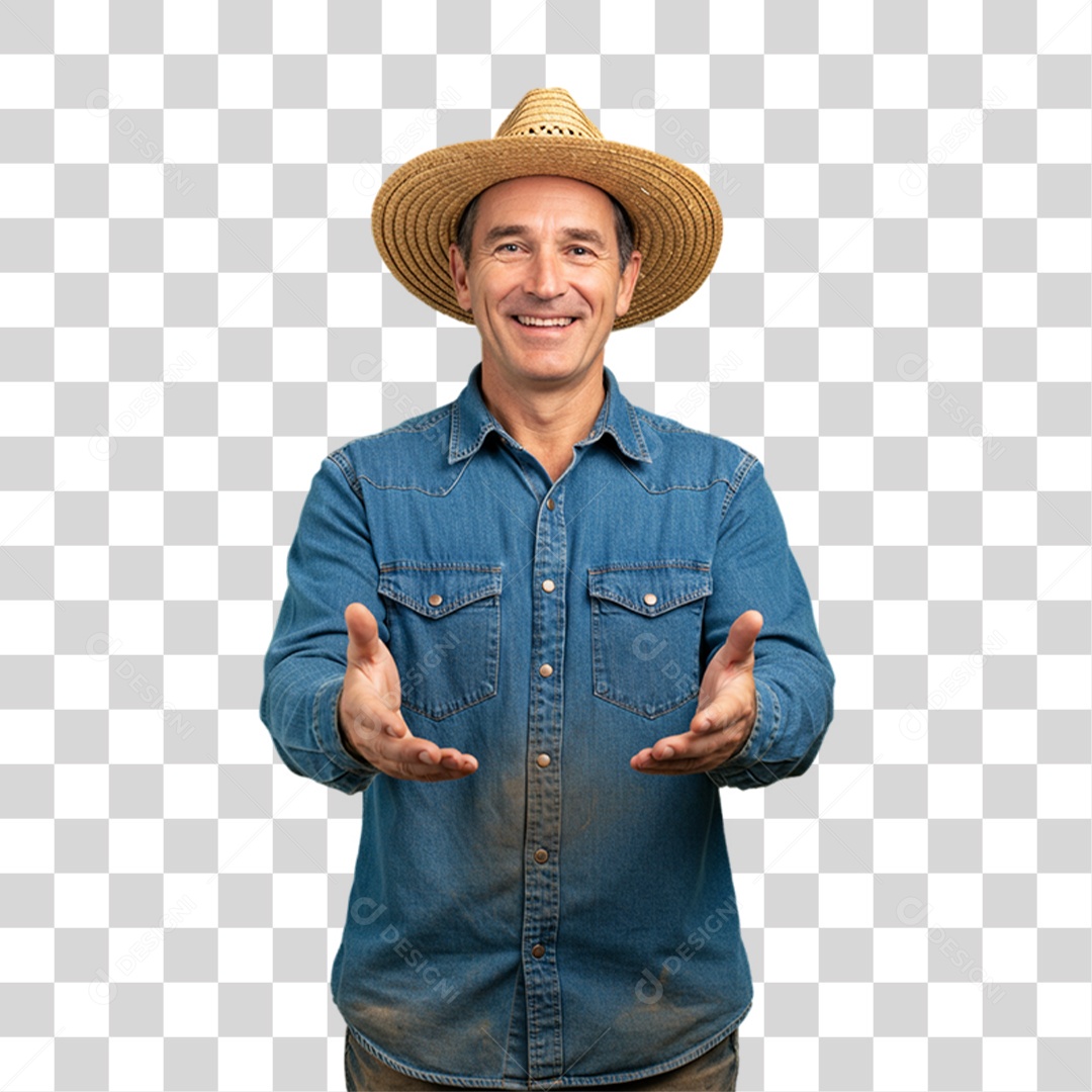 Trabalhador Rural PNG Transparente