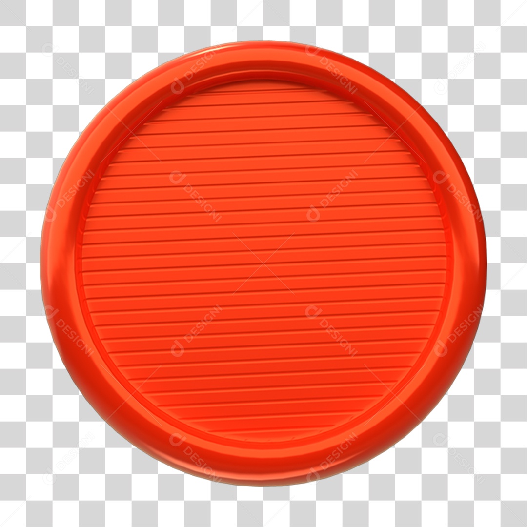 Elemento 3D Placa Grades PNG Transparente